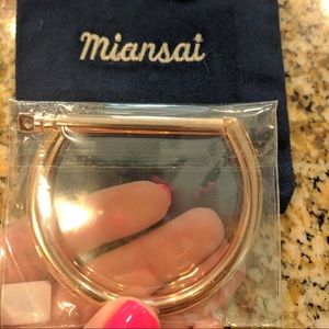 Brand new Miansai Tarn screw cuff rose gold