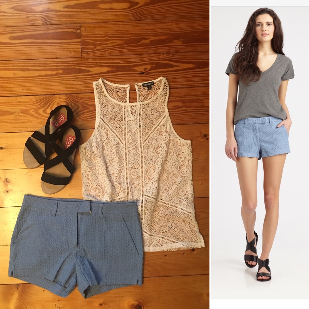 Genetic Denim The Sophie textured shorts NWOT