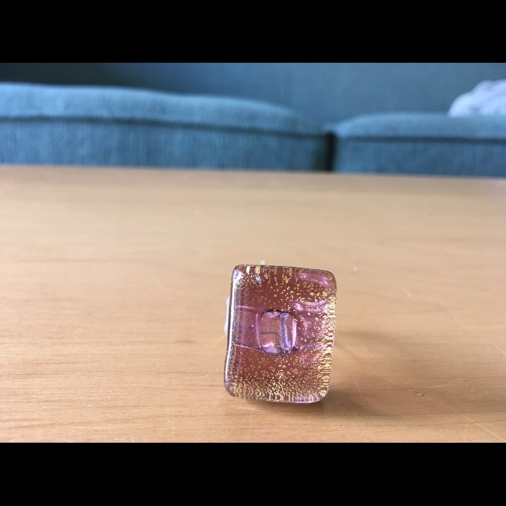 Purple, Italian Glass Ring