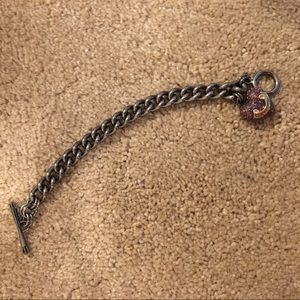 BLACK & PINK JUICY COUTURE BRACLET!!