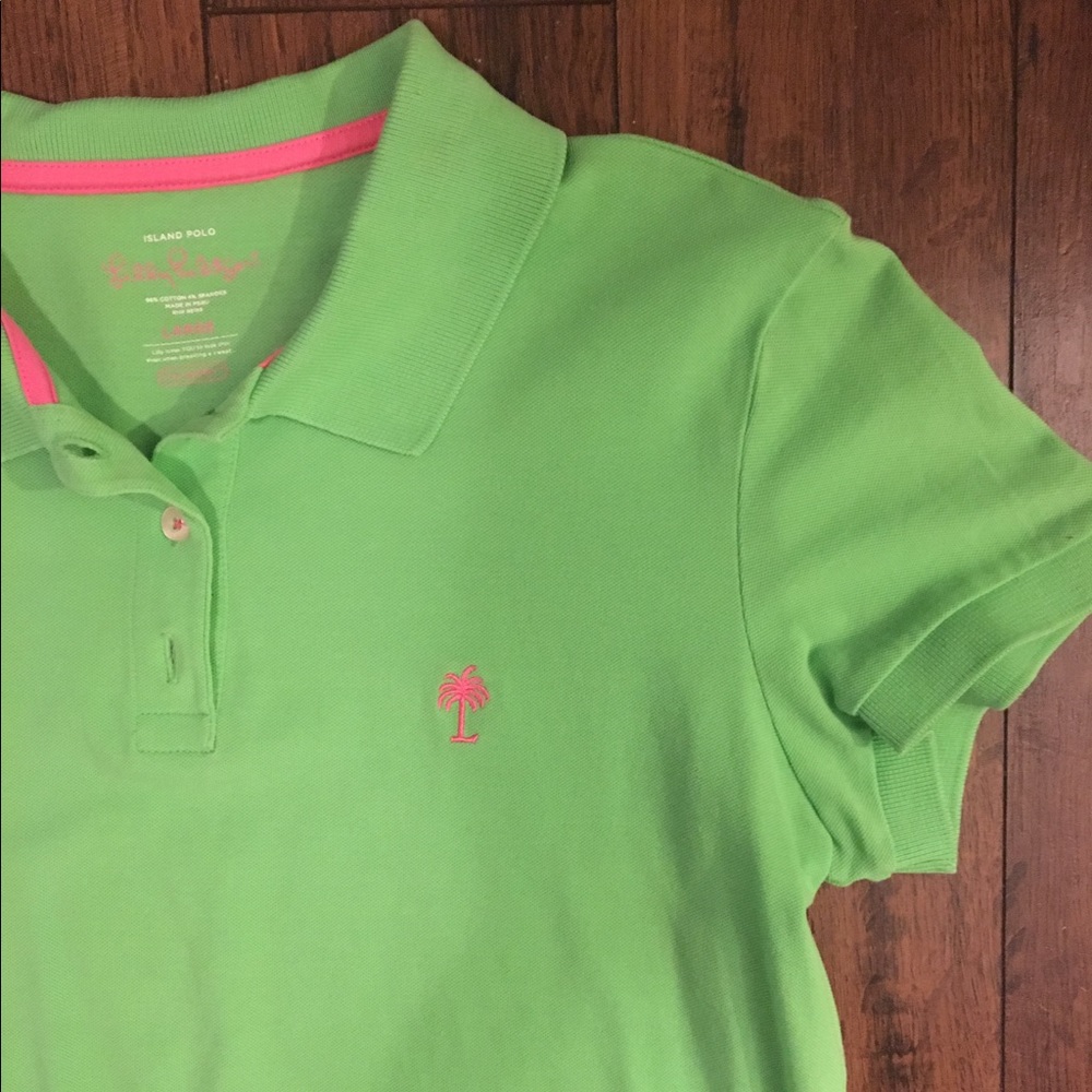 Lilly Pulitzer collared shirt. Size Large