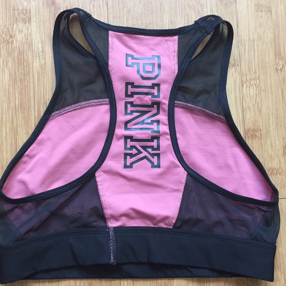 Pink Victoria's Secret Begonia Sports bra