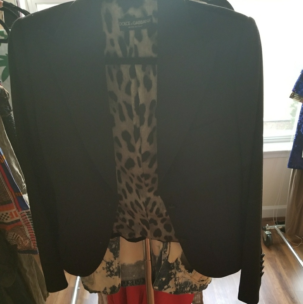 Dolce & Gabanna velvet blazer