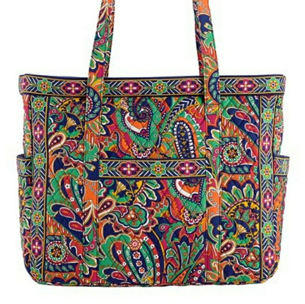 Vera Bradley Get Carried Away Tote and Ditty bag