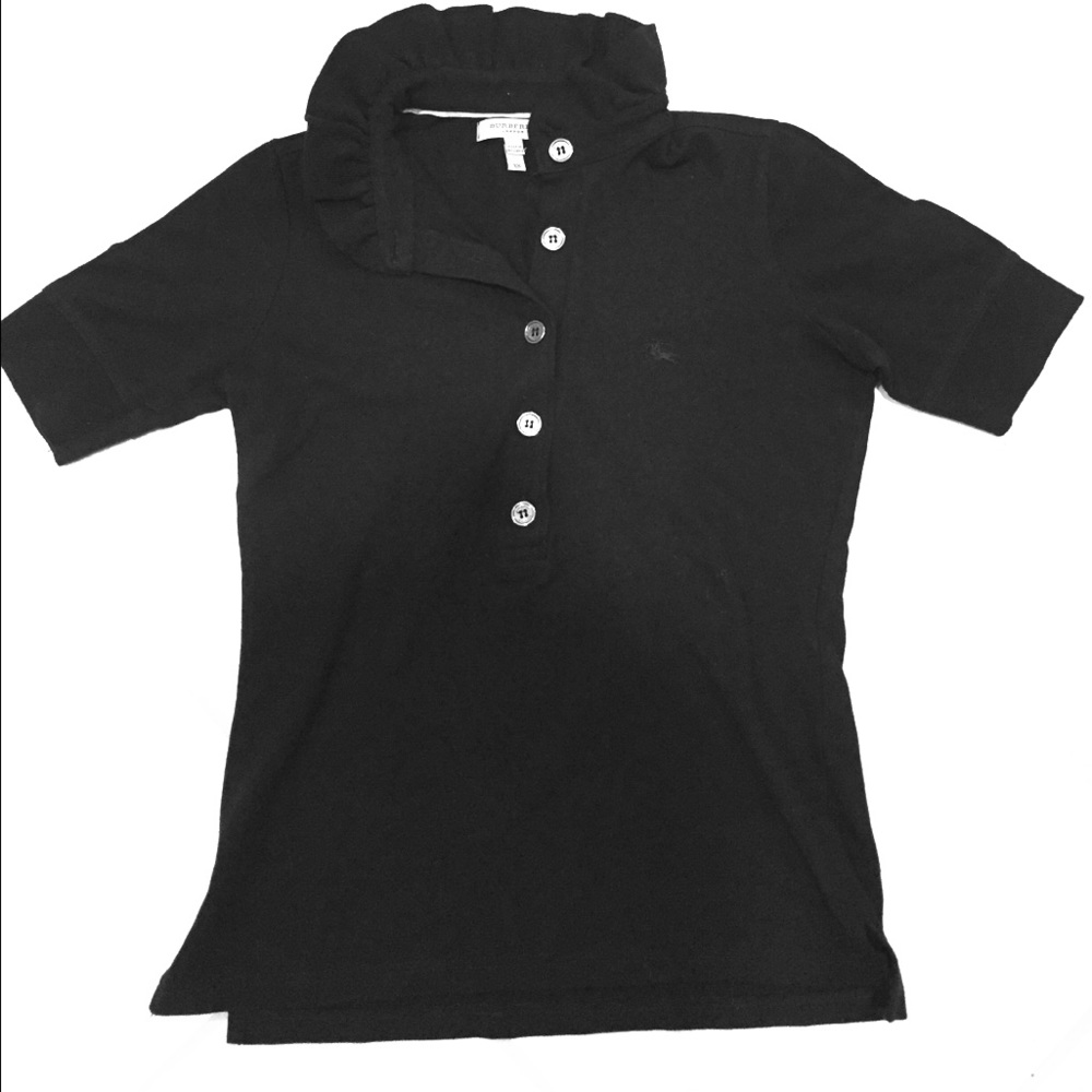 Burberry ruffle collar shirt