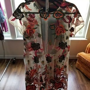 Neiman Marcus brand Floral overlay