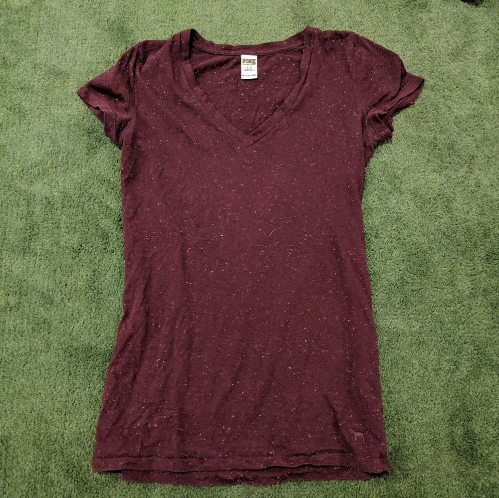 Burgundy shirt