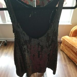 Free People Sequin tank!