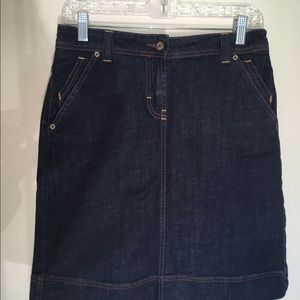 Boden Jean Skirt