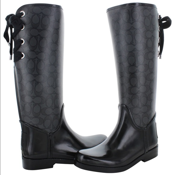 coach waterproof boots