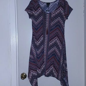 Rue 21 Nude color dress w/ necklace