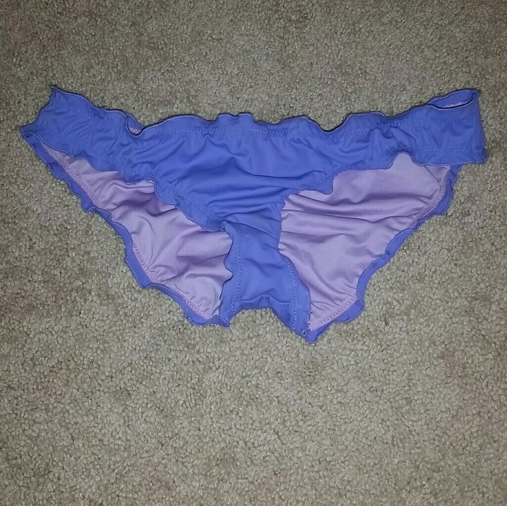 Victoria secret swim cheeky ruffle bikini bottoms