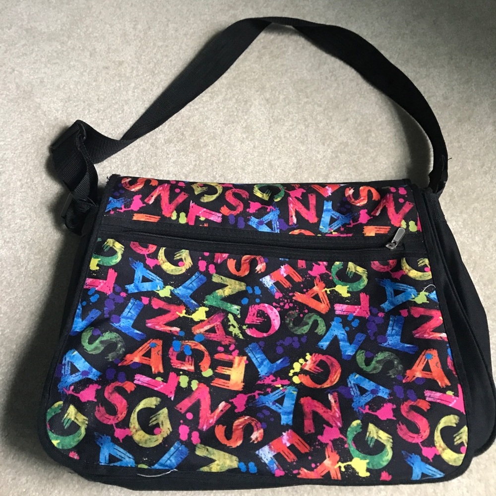 Rainbow Alphabet Messenger Bag