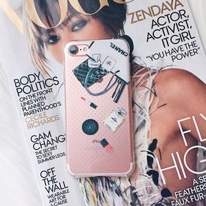 ✨Chanel Fashion Makeup iPhone 7 Plus Phone case✨