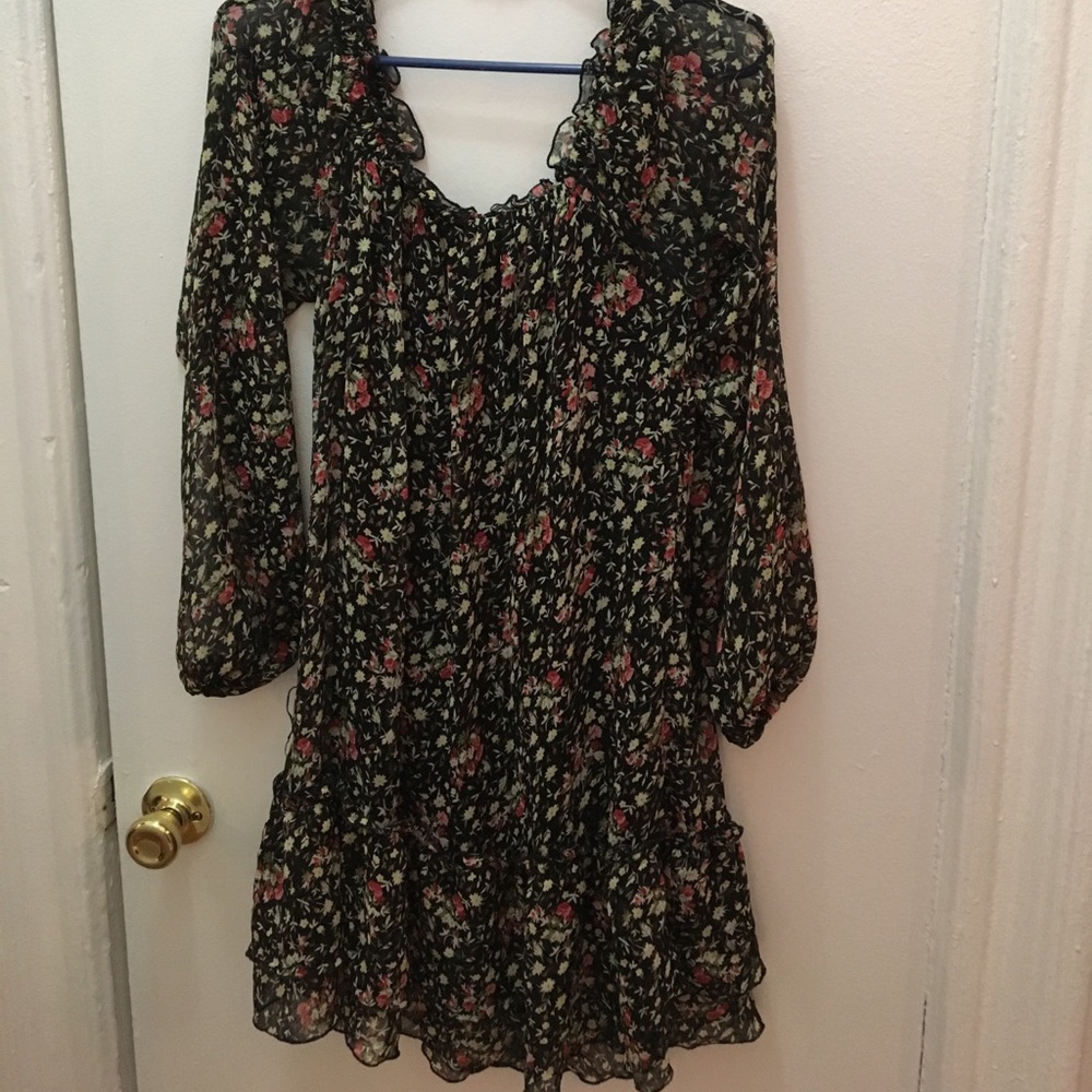 Dress with a scarf