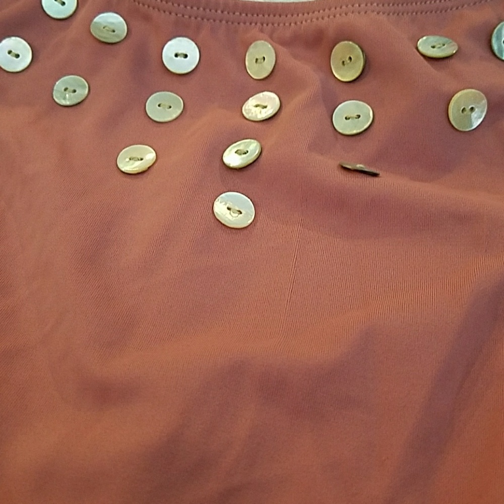 Button design tankini set - Picture 4 of 6