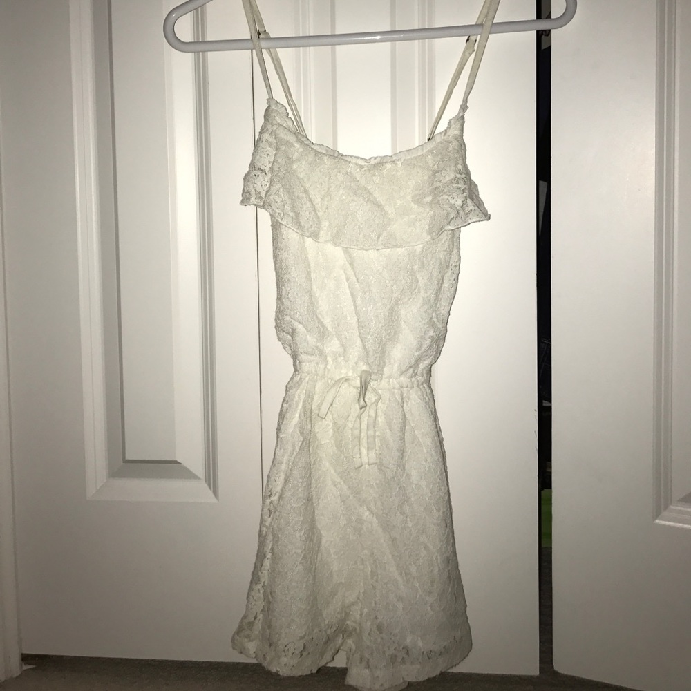 White Lace Romper