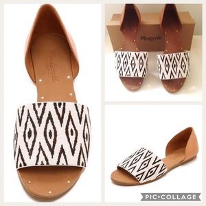 Madewell The Thea Sandal in Diamond Ikat