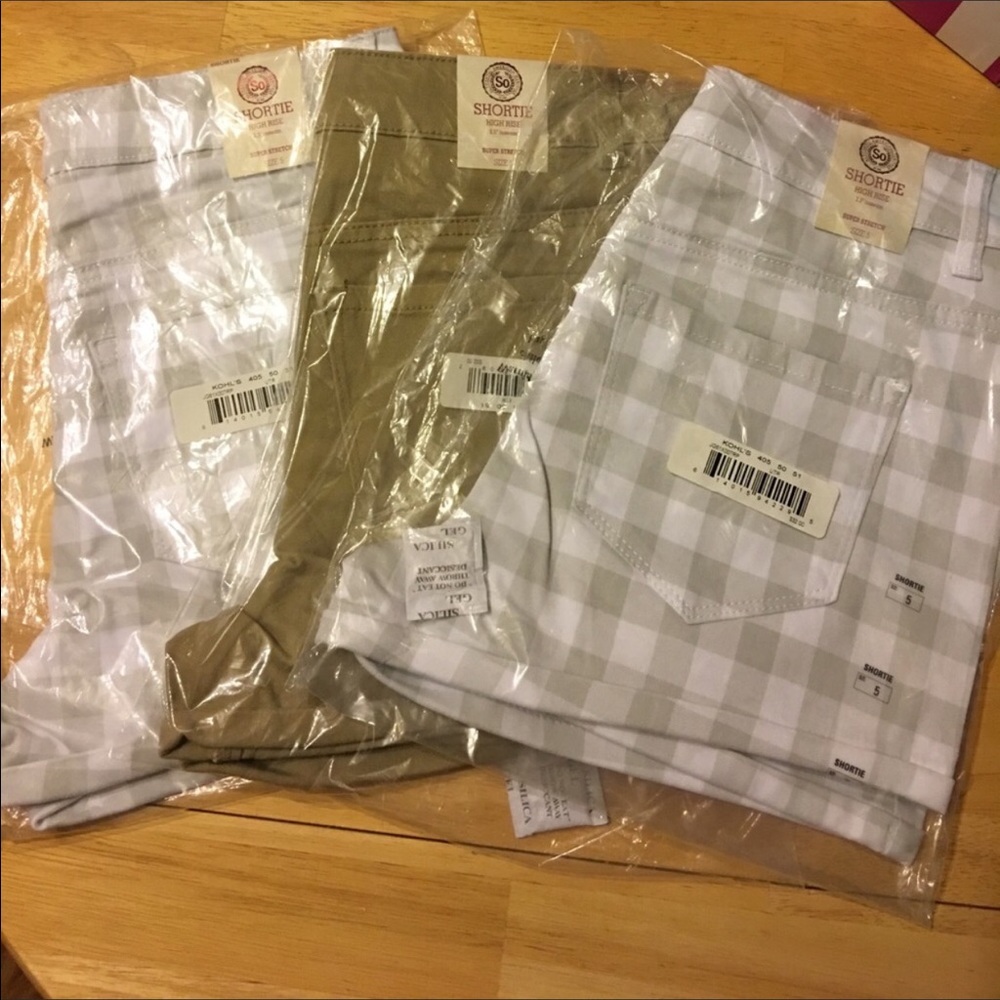 BUNDLE 3 Pair Sonoma Shorts