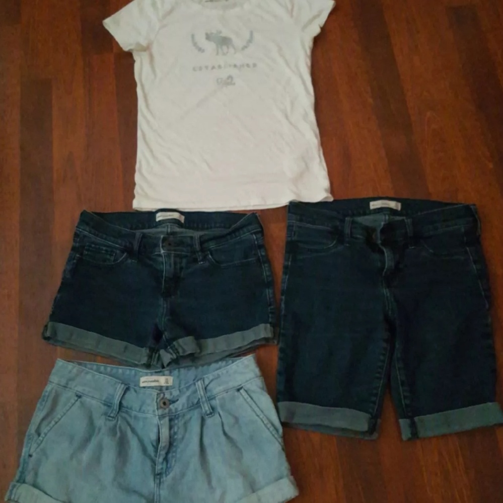 Abercrombie Kids Shorts and 1 Shirt Bundle