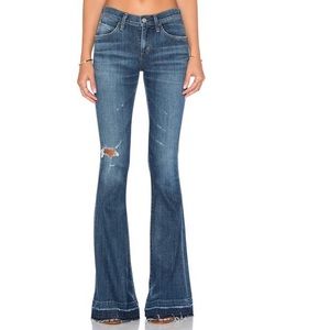A Gold E Madison ultra flare jeans