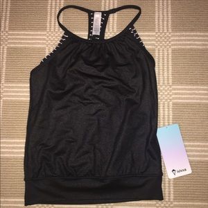 NWT ivivva Black Double Dutch Tank