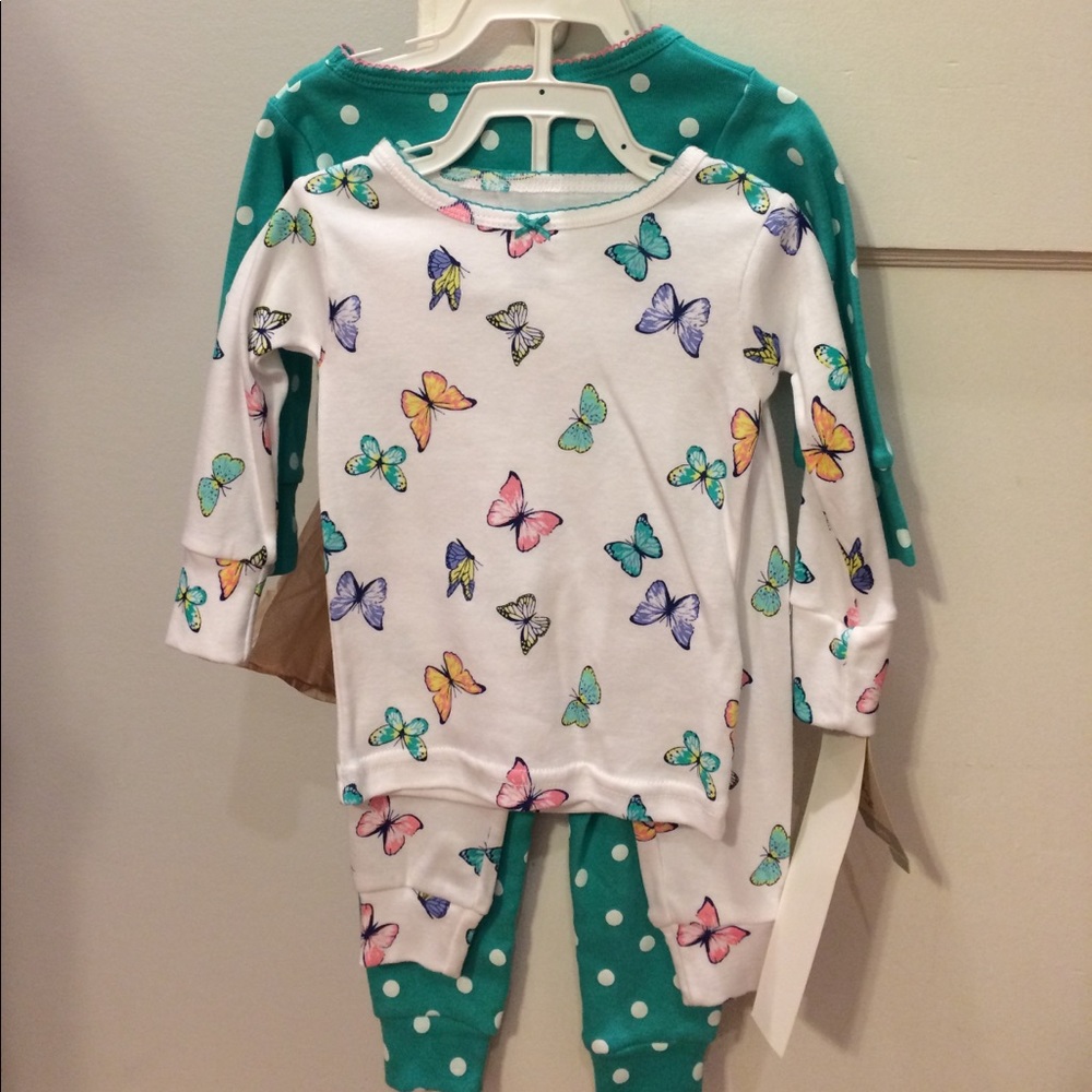 NWT Carters 6 month pajamas (4 piece)
