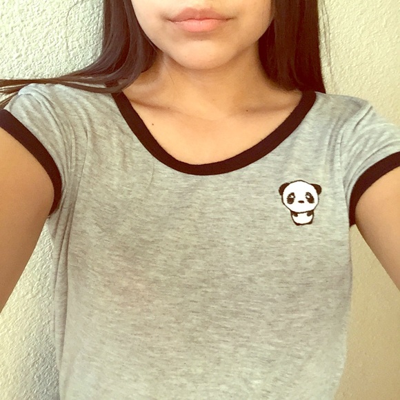 CUTE TUMBLR PANDA SHIRT - Picture 2 of 3