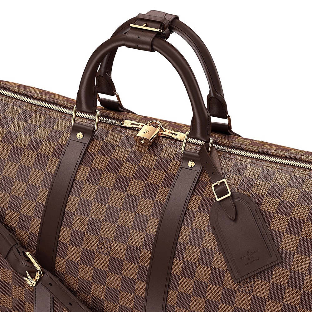 LV KEEPALL BANDOULIÈRE 55. Guaranteed authentic!