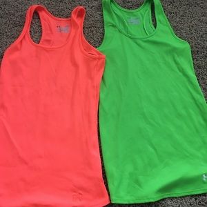 Under Armour fitted tank tops