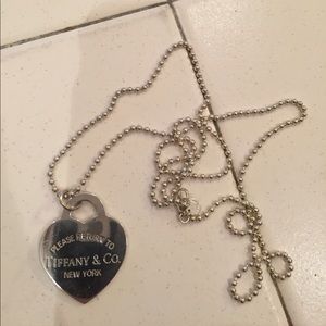Authentic Tiffany heart necklace!!!