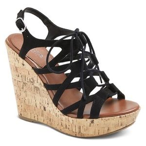 Sexy Strap Tie Wedges