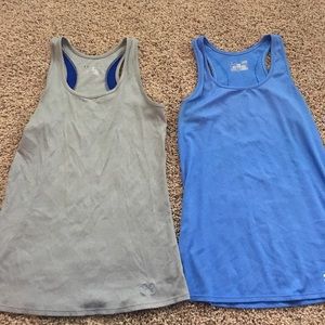 Under Armour fitted tank tops