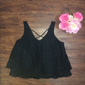 Black Lace Top