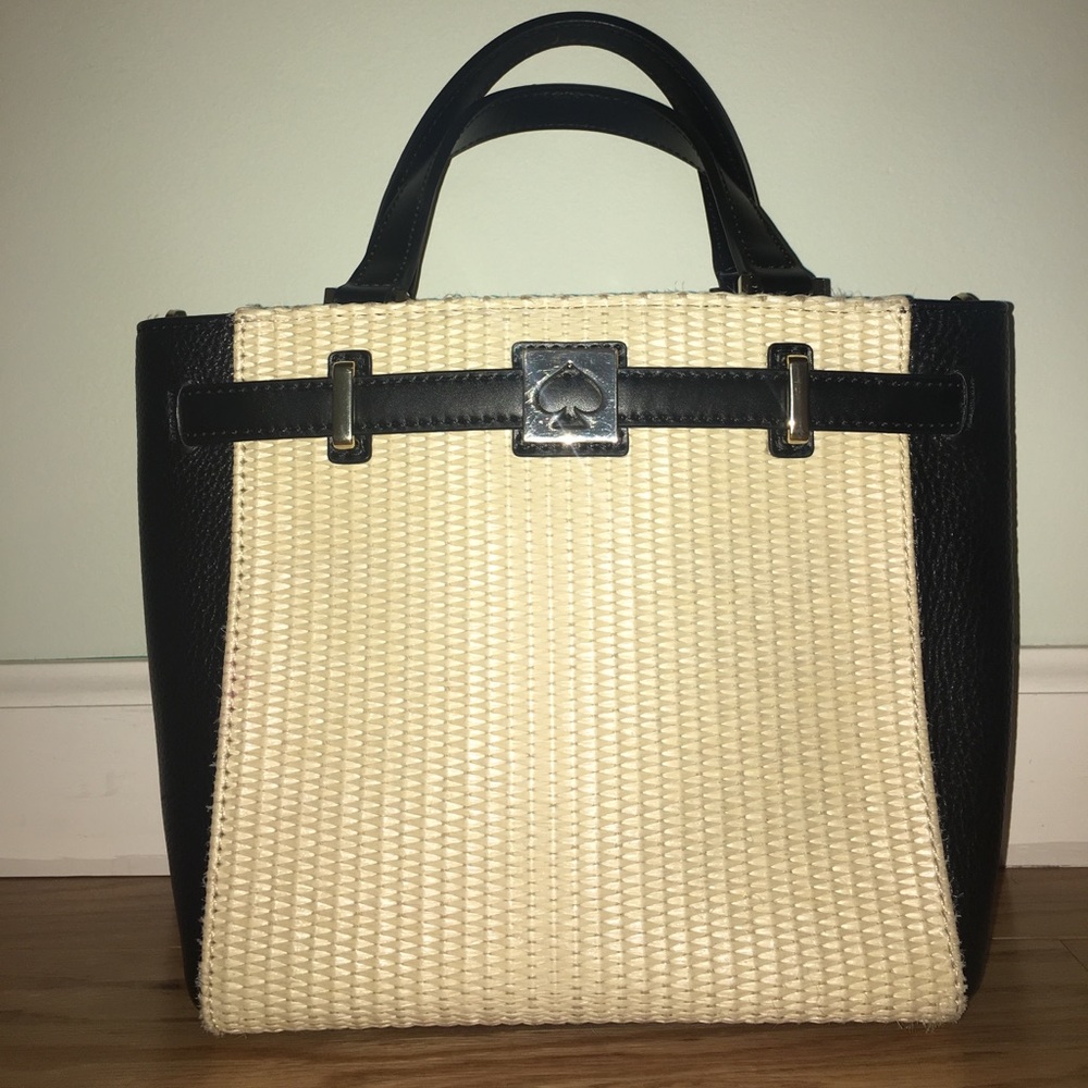 Kate Spade: Houston Street Straw handbag/crossbody