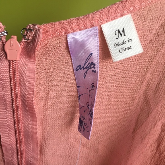 Francesca's NWT Peach Dress - Picture 3 of 5