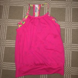 Ivivva Hot Pink Tumble Tank