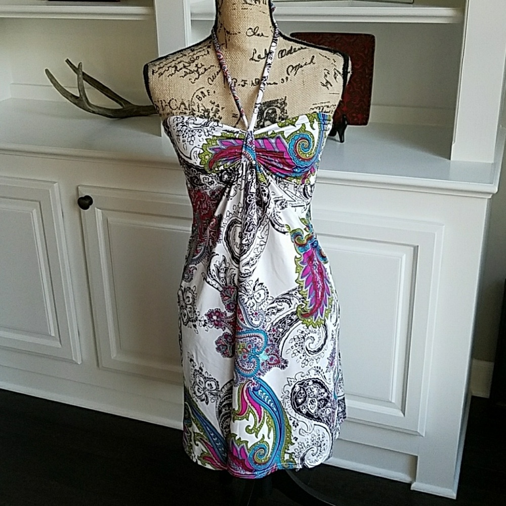 Beautiful strapless beach dress