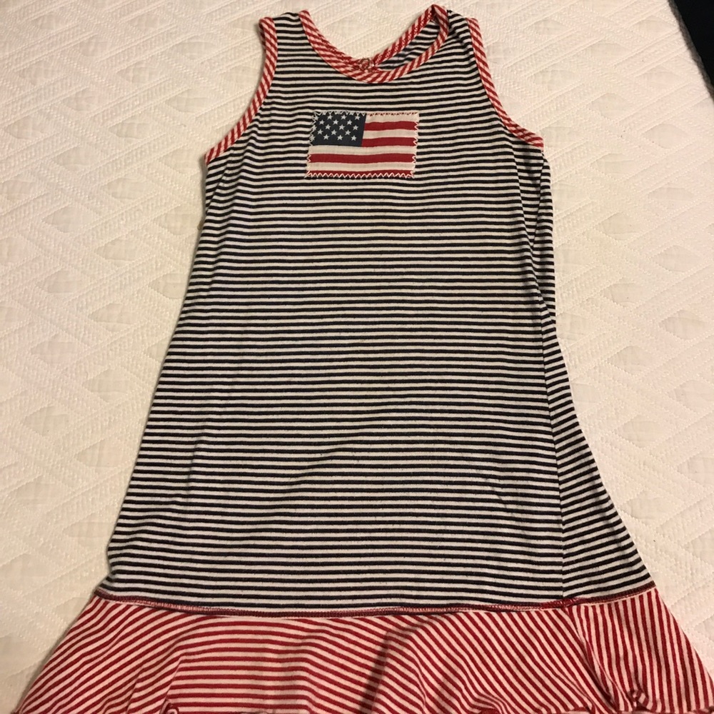 Cottontail Originals striped flag Sundress