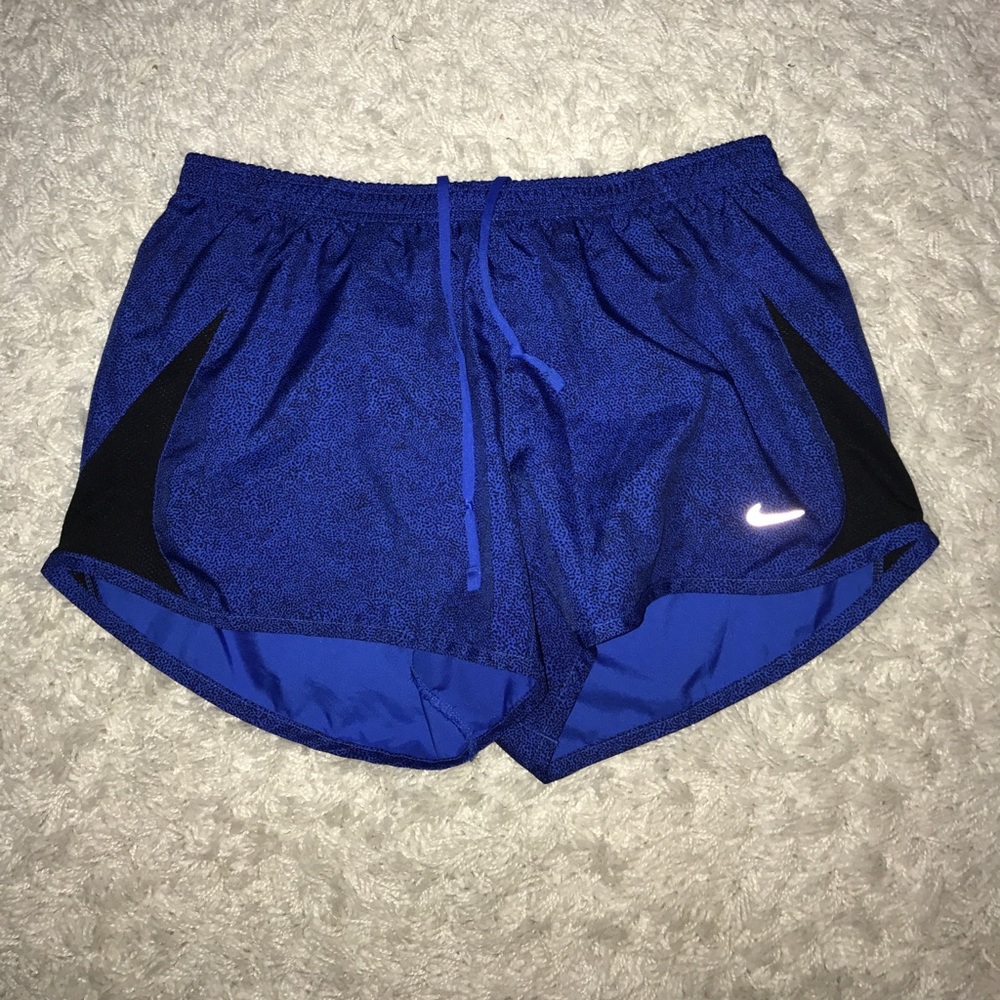 Blue Nike shorts