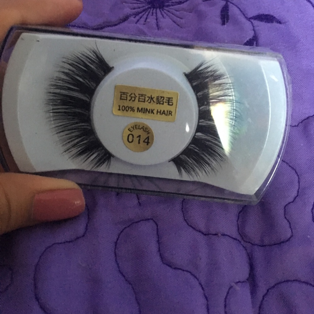 100% mink hair lashes