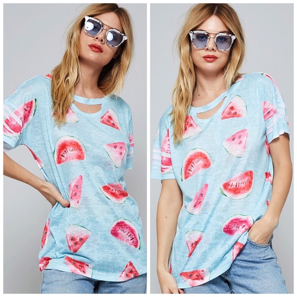 LAST 1! Premium fabric 🍉 watermelon top !! - Picture 3 of 4