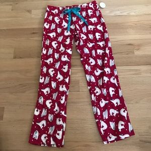 polar bear pajama pants
