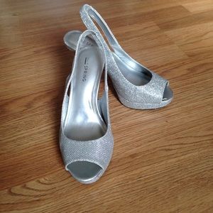 Silver heels