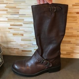 Frye Veronica Slouch Brown Boots - Size 7