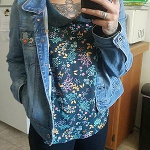 Lauren Conrad Peter pan collar blouse