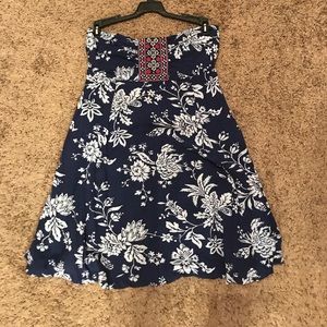 a&f strapless sundress