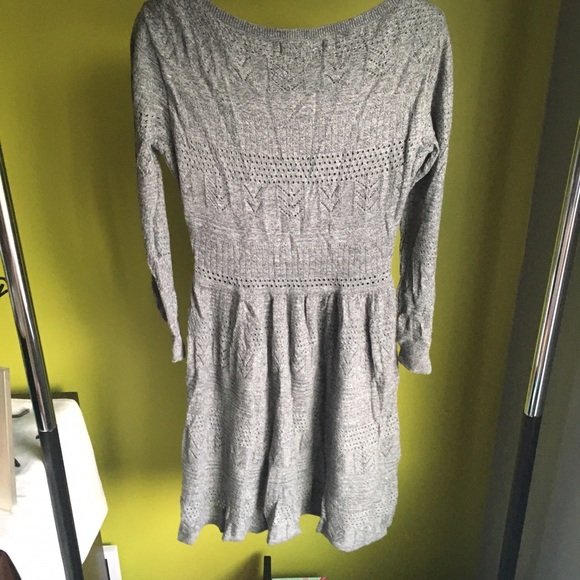 American Eagle Gray Knit Dress - Picture 4 of 4