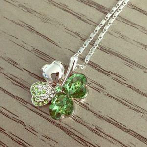 Crystal Shamrock Necklace