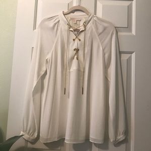 Michael kors cream color blouse